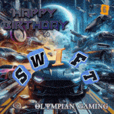 a happy birthday card from olympian gaming