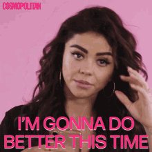 Im Gonna Do Better This Time Sarah Hyland GIF - Im Gonna Do Better This Time Sarah Hyland Cosmopolitan GIFs