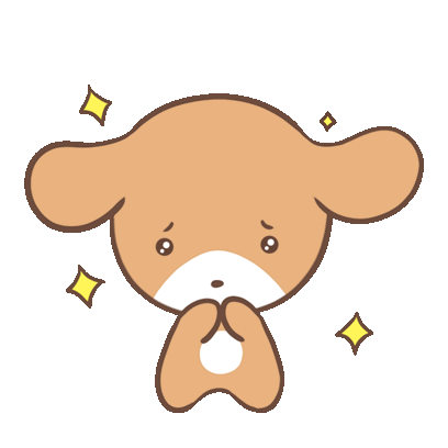 Puppy Brown Sticker - Puppy Brown Scared Stickers
