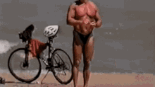 Musclemen Male Bodybuilders GIF - Musclemen Male Bodybuilders Thong GIFs