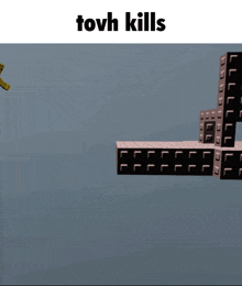 a screenshot of a video game with the words " tovh kills " at the top