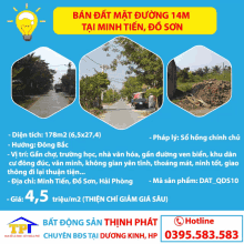 Ban Dat Mat Duong Min Tien Do Son GIF