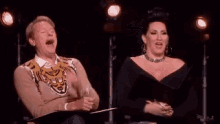 carson kressley screaming michelle visage hysterical laughing