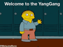 Yang Gang Yang GIF - Yang Gang Yang Simpsons GIFs