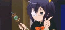 Anime Finger Spin GIF - Anime Finger Spin Rikka Takanashi GIFs