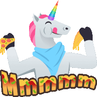 Mmmmm Unicorn Life Sticker - Mmmmm Unicorn Life Joypixels Stickers