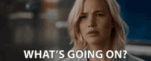 Whats Going On Jennifer Lawrence GIF - Whats Going On Jennifer Lawrence Aurora Lane GIFs