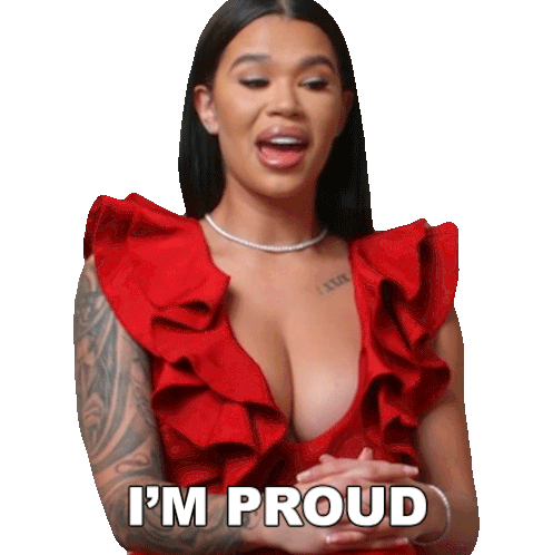 I'M Proud Mulan Hernandez Sticker - I'M Proud Mulan Hernandez Basketball Wives Orlando Stickers