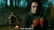 Game Of Thrones Arya Stark GIF - Game Of Thrones Arya Stark Valar Morghulis GIFs