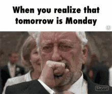 tomorrow is monday cry bye