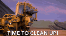 time to clean up dozer dinotrux lets clean clean up