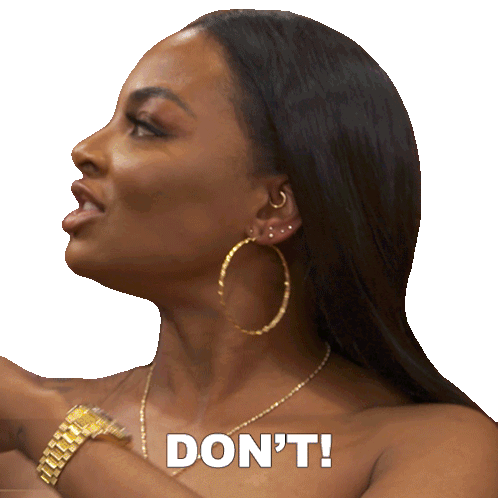 Don'T Basketball Wives Sticker - Don'T Basketball Wives Stop Stickers