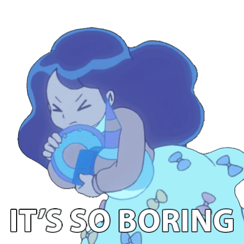 Its So Boring Bee Sticker - Its So Boring Bee Bee And Puppycat Stickers