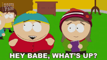 Hey Babe Whats Up Eric Cartman GIF - Hey Babe Whats Up Eric Cartman Heidi Turner GIFs
