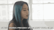 Sweet Words Pressed Up Against Your Ears Jvna GIF - Sweet Words Pressed Up Against Your Ears Jvna At Least It Was Fun Song GIFs