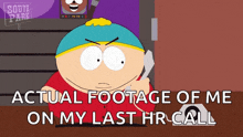 Hang Up Phone Eric Cartman GIF