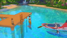 Sims4 Running Mermaid GIF - Sims4 Running Mermaid Water GIFs