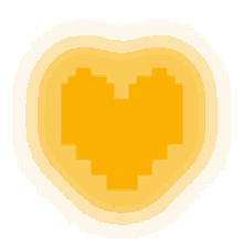 bravery yellow heart