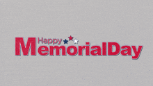 a sign that says happy memorial day remember & honor on it