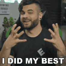 I Did My Best Andrew Baena GIF - I Did My Best Andrew Baena I Did All I Can GIFs