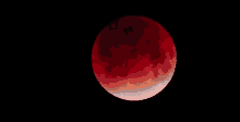 خسوف القمر يوليو يولية تموز 2018 قمر دامي أحمر هلال نصف GIF - Lunar Eclipse July2018 Blood Moon GIFs
