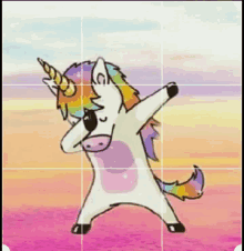 Unicorn Dab GIF - Unicorn Dab Mood GIFs