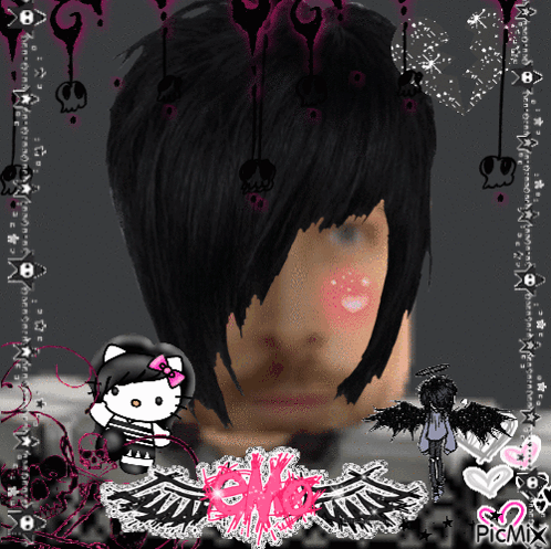 My Roblox haircut 😂 #emo #emoboy #emogirl #roblox #foryoupage