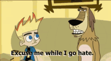 Johnny Test Dukey GIF - Johnny Test Dukey Excuse Me While I Go Hate GIFs