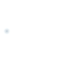 a blue speech bubble on a white background with a gradient