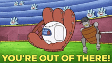 Spongebob Youre Out Of There GIF - Spongebob Youre Out Of There Umpire GIFs