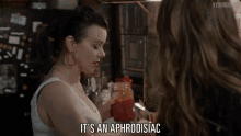 It'S An Aphrodisiac GIF - Debi Mazar Maggie Aphrodisiac GIFs