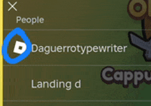 a screenshot of a video game with the name daguerrerotypewriter