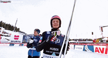 Ski Jumping Daniel Huber GIF