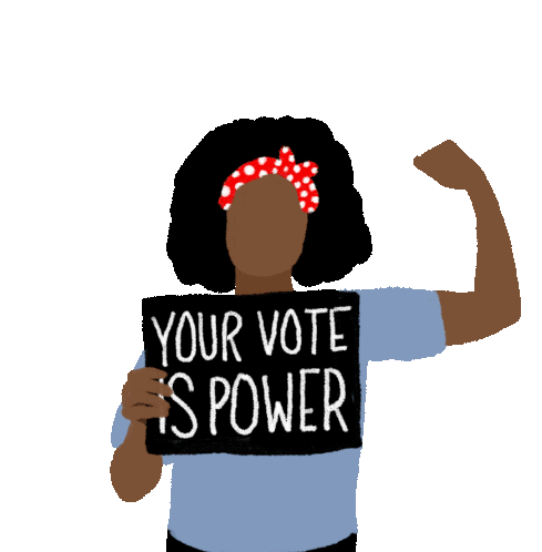 You Are Strong Your Vote Is Power Sticker - You Are Strong Your Vote Is Power Power Stickers