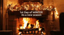Winter New Season GIF - Winter New Season Fireplace GIFs