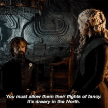 Game Of Thrones Flights Of Fancy GIF - Game Of Thrones Flights Of Fancy Dreary In The North GIFs