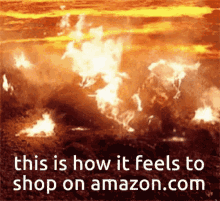 Anakin Skywalker Burn GIF - Anakin Skywalker Burn This Is How It Feels To Shop On Amazon GIFs