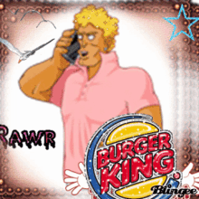 Burger King Star GIF - Burger King Star Blingee GIFs