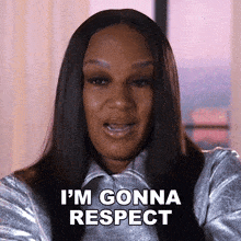 I'M Gonna Respect What She Wants Jackie Christie GIF - I'M Gonna Respect What She Wants Jackie Christie Basketball Wives GIFs