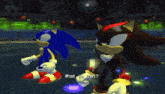 sonic the hedgehog and shadow the hedgehog in a video game where sonic says once every 50 years
