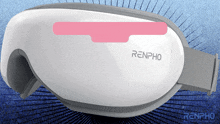 a white renpho product with a pink stripe on the side