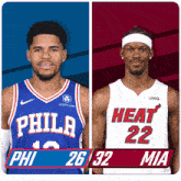 Philadelphia 76ers (26) Vs. Miami Heat (32) First-second Period Break GIF - Nba Basketball Nba 2021 GIFs