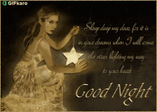 Sleep Deep My Dear For It Is In Your Dreams When I Will Come Good Night GIF