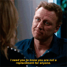 Greys Anatomy Owen Hunt GIF - Greys Anatomy Owen Hunt I Need You To Know You Are Not A Replacement GIFs
