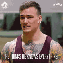 He Thinks He Knows Everything Know It All GIF - He Thinks He Knows Everything Know It All Thinks He Knows GIFs