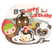 Happy Birthday To You Happy B Day Sticker - Happy Birthday To You Happy Birthday Happy B Day Stickers