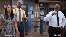 Spit Terry Jeffords GIF - Spit Terry Jeffords Jake Peralta GIFs