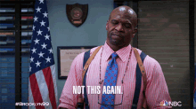 Not This Again Terry Jeffords GIF - Not This Again Terry Jeffords Brooklyn Nine Nine GIFs