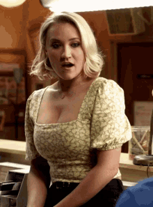 Emily Osment Young Sheldon GIF - Emily Osment Young Sheldon How Old Are You GIFs