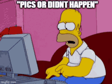 Homer Simpson Meme GIF - Homer Simpson Meme Pics Or It Didnt Happen GIFs